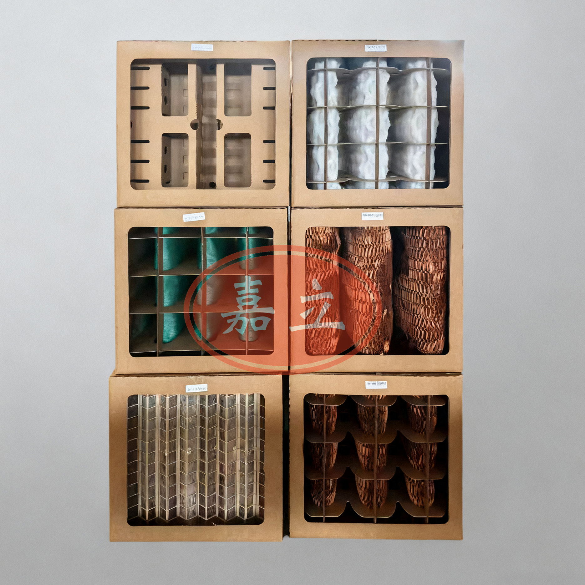 乐东纸盒式漆雾过滤纸箱